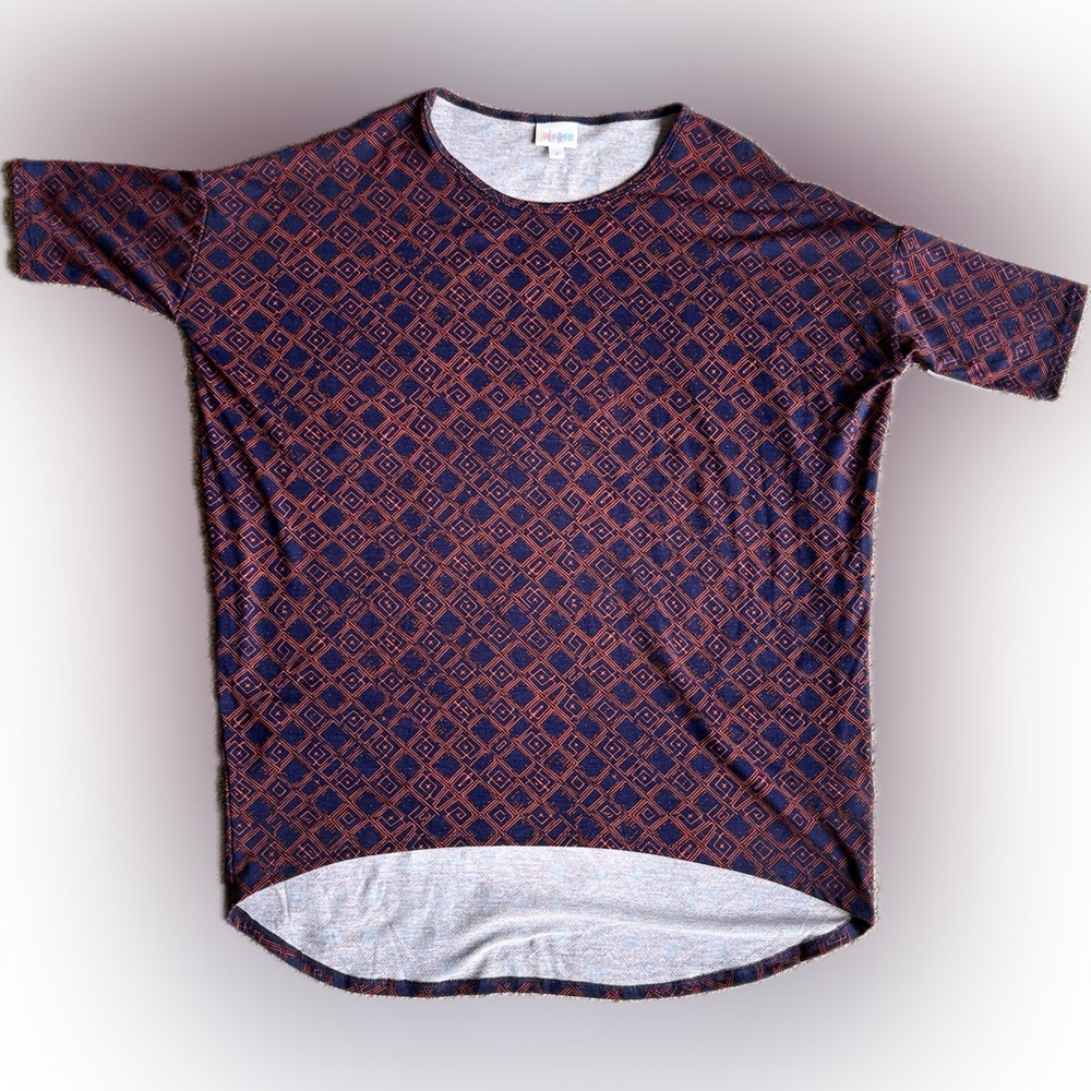 LuLaRoe Geometric Patterned Irma Shirt